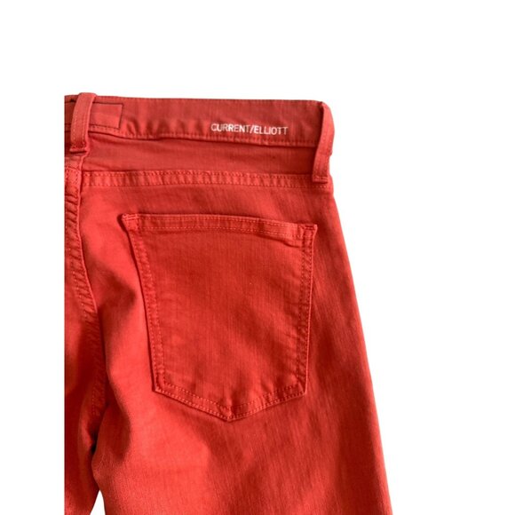 CURRENT ELLIOTT Orange Skinny Jeans Size 27 NEW with tags - Picture 8 of 8